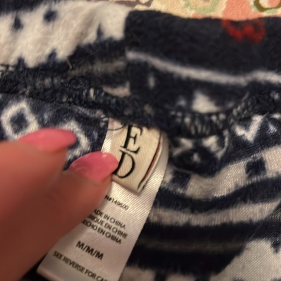 Women’s blue and white ED pajama pants - Picture 3 of 3